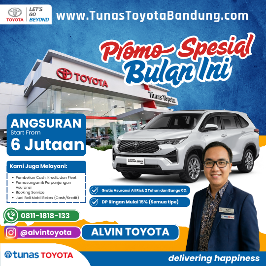 Promo Spesial Toyota Innova Zenix 2026 - Dealer Tunas Toyota Kiaracondong, Bandung