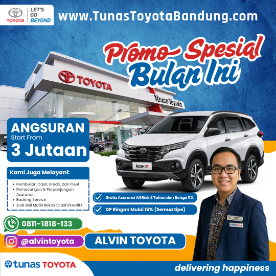 Promo Spesial Toyota Rush 2026 - Dealer Tunas Toyota Kiaracondong, Bandung