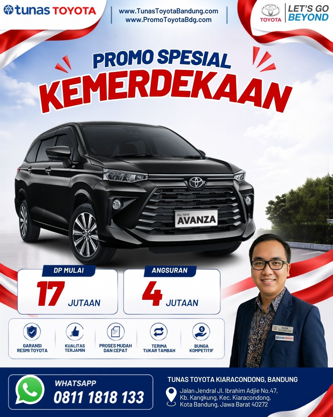 promo toyota avanza dp 17 juta spesial kemerdekaan agustus 2026 - dealer tunas toyota bandung kiara condong